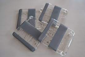 Modern Gray Fused Glass Coasters Fused Glass Coasters Fused Glass Fused Glass Plates