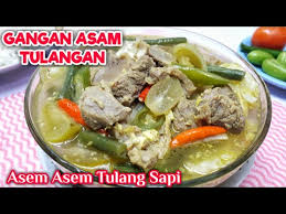 Check spelling or type a new query. Resep Sayur Asem Tulangan Sapi Resep Masakan Gangan Asam Tulangan Youtube