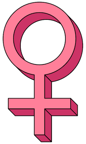 Female Hormones Are Not Pink Female Symbol Tumblr Pattern Sticker Sign