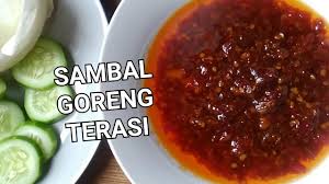 Semua pasti tahu sambal pecel? Cara Membuat Sambal Goreng Terasi Youtube