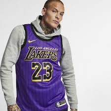 Cleveland cavaliers at los angeles lakers. Nike Nba City Edition Swingman Jersey Men S Nba Jersey Outfit Basketball Jersey Outfit Nba Lebron James