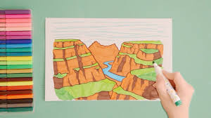 Choose your favorite grand canyon drawings from 183 available designs. How To Draw Canyons Youtube