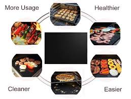 Grill Mat Set Of 6 100 Non Stick Bbq Grill Mats Heavy Duty Reusable And Easy Easy Summer Grilling Recipes Easy Grilling Recipes Bbq Grill Mats