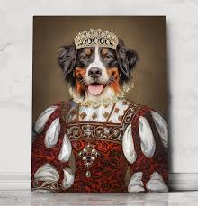 Create pet portraits for free with nightcafe creator. Art Collectibles Pet Portraits Personalized Pet Portrait Gift Custom Dog Portrait Crown Funny Gift Custom Gift Painting From Photo Royal Pet Portrait Family Portrait