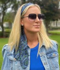 Bentley Black Hair Scarf