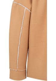 Zip up, quarter zip and half zip style. Urban Classics Bonded Oversized Sherpa Jacket Camel Woodmint