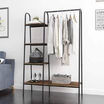 How to make a child's clothes rack. Clothes Racks Garment Wardrobes Wayfair