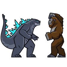 Fight Action Sticker By Godzilla Vs Kong For Ios Android Giphy In 2021 Godzilla Funny King Kong Vs Godzilla Godzilla Vs King Ghidorah