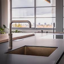 100°c kochendes, warmes und kaltes wasser. Quooker Patina Fusion Square Kraan Onyx Amsterdam