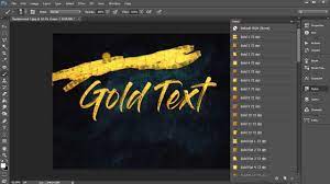 Maybe you would like to learn more about one of these? Metallic Gold Photoshop Effects Free Download Youtube