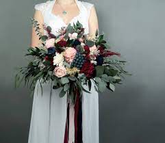 Maybe you would like to learn more about one of these? Wild Boho Fall Wedding Bouquet Preserved Eucalyptus Burgundy Etsy