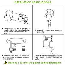 This light fitting should be connected to a fused circuit. Led Ceiling Light Instructions Swasstech