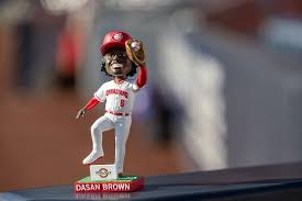 You know who's still smiling? 😁 Dasan Brown — your 2024 Gold Glove winner  and the star of tomorrow's bobblehead gate giveaway, presented by  @whitespot_restaurants for Family Fun Sunday! This bobblehead has