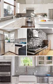 Shop for backsplashes online and get free shipping to any home store! 55 Gorgeous Gray Kitchen Ideas