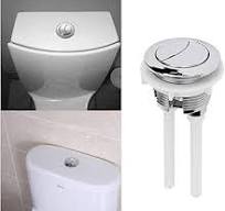 Bottone di Ricambio per WC, 2 pezzi Pulsante per Serbatoio dell'Acqua da 38  mm Standard Pulsante Scarico WC Serbatoio Acqua Pulsanti Pulsante di ...