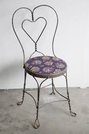 Ice Cream Parlourchairs Laurensharon Vintage Shop Rentals Heart Wire Adorable Http Vintagerentalssandiego C French Cafe Decor Parlor Chair Chair