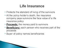 What is the cash value and face value of a whole life insurance policy? Chapter 35 Life And Health Insurance Life Insurance
