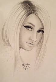 Viewing Gallery For Nicki Minaj Drawing Nicki Minaj Drawing Easy Portrait Drawing Nicki Minaj