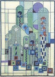 Maybe you would like to learn more about one of these? Skyscape Art Deco Cross Stitch Kit By Barbara Thompson Cross Stitch Art Cross Stitch Charts Cross Stitch