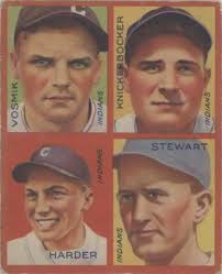 1935 GOUDEY 4-IN-1 #1K JACKSON/MANCUSO/SCHUMACHER/TERRY PSA 5
