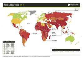 Child Labor World Geography Map Global Citizenship