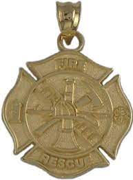 Fire Fighter Jewelry Maltese Cross Pbs014 Firefighter Jewelry Firefighter Necklace Fighter Jewelry