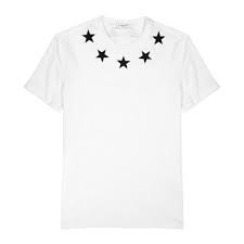 Givenchy Star Appliqued Cotton T Shirt 475 Liked On Polyvore Featuring Tops T Shirts Cotton Tees White Top St White Cotton T Shirts Tops Cotton Tshirt
