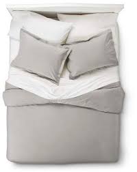 Gray 400 Thread Count Hemstitch Solid Duvet Cover Set Twin 3pc Elite Home Products Interiores Quarto Photoshop