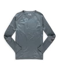 I N C Mens Solid Ls Basic T Shirt