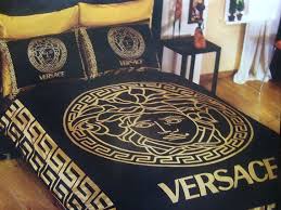 Versace Black Gold Bedspreads Bedcovers Set By Elifalp On Etsy 110 00 Cooles Zeug Bettwasche Ideen