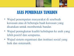 Namun, dalam pembentukan tamadun islam, asas syariat adalah berkenaan. Prinsip Asas Pembinaan Tamadun Dan Perbandingan Antara Tamadun Dahulu