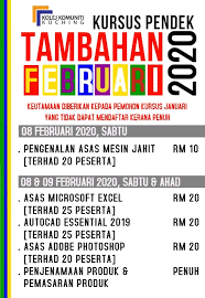 Explore tweets of kolej komuniti @kolejkomunitihq on twitter. Pendaftaran Kursus Pendek Kolej Komuniti Kuching Facebook