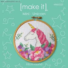 Check spelling or type a new query. Make It Mini Cross Stitch Kit Unicorn Voodoo Rabbit Fabric And Bag Hardware Australia