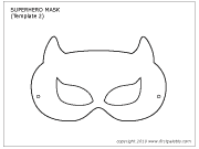 You can also use the mask templates as patterns for crafting superhero felt or fabric masks. Superhero Mask Template 2 Pdf Mask Templates Lots Of Templates We Made Cats Bunnies Lions And Owls Superhero Masks Superhero Mask Template Superhero