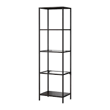 Ikea Vittsjo Shelving Unit Tempered Glass And Metal Are Durable Materials That Provide An Open Airy Feel A Simple Ikea Shelving Unit Shelving Unit Ikea