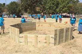 How To Build A Gaga Pit Diy Play Projects Kaboom Gaga Ball Pits Building A Trellis Planter Trellis