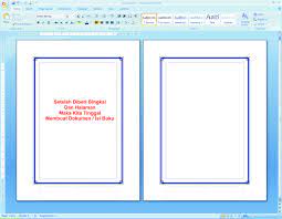 Jika berwarna skip langsung ke langkah 4. Cara Membuat Buku Lipat Atau Book Fold Pada Ms Office 2007 Muhammad Farhan