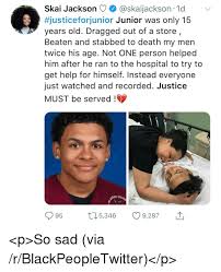 #skai jackson #petty skai jackson #skai jackson meme #skai jackson memes #funny memes #memes #meme. Skai Jackson V Justiceforjunior Junior Was Only 15 Years Old Dragged Out Of A Store Beaten And Stabbed To Death My Men Twice His Age Not One Person Helped Him After He