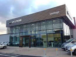 New Branding For Hyundai Showroom In Stockport Using The Brise Soleil To Great Showroomexte Car Showroom Architecture Car Showroom Design Facade Architecture