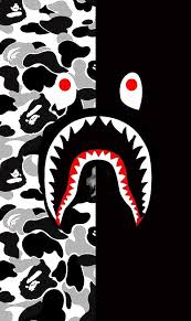 Sark Bape Army Camo Kertas Dinding Seni Jalanan Sejarah Seni