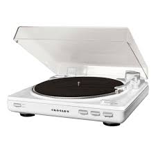 Presented in retro suitcase shells, you can 'amplify your style' with its colourful designs. Buy Crosley Auto T400 Turntable White Online Rockit Record Players
