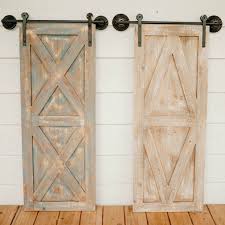 Rustic Barn Door Wall Decor Set Of 2 Antique Farmhouse 86 00 Love The Thought Of Living In A Barn Rustic Barn Door Old Door Decor Rustic Farmhouse Decor