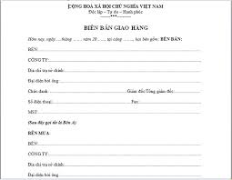 Tư vấn luật giao thông. Bien Báº£n Giao Nháº­n Hang Hoa La Gi Thong Tin Bá»• Ich Danh Cho Káº¿ Toan Vien