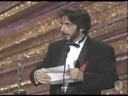 Al Pacino Wins Best Actor 1993 Oscars Best Actor Oscar Best Actor Actors