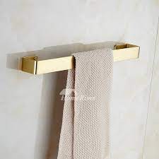 It is these items that we remember at the last minute as this creates more than just frustration and heartache when sprucing. Bathroom Brushed Brass Towel Bar Gold Wall Mount Kitchen Towel Rack