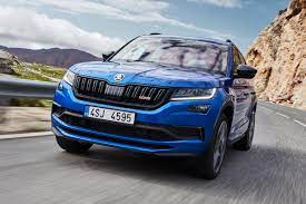 While the kodiaq vrs' cupra ateca rival is petrol powered, the skoda relies on a diesel engine. New Skoda Kodiaq Vrs 2019 Price Specs And Release Date Carbuyer