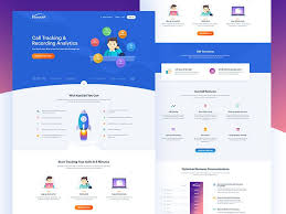 Kuucall Homepage Design Concept Homepage Design Web App Design Concept Design