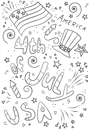 Therefore, this set of 4th of july coloring pages printable are patriotic and fun, giving your child another reason to celebrate. 4th Of July Doodle Coloring Page Free Printable Coloring Pages For Kids
