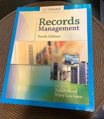 Cengage Records Management Tenth Edition Judith Read & Mary Lea Ginn for  Sale in Tacoma, WA
