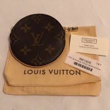 Damier ebene canvas speedy bandouliere 30 n41367. Louis Vuitton Bags Louis Vuitton Monogram Round Coin Purse Poshmark